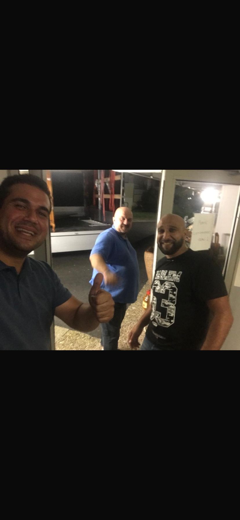 L'équipe MCAC après une mission de nuit